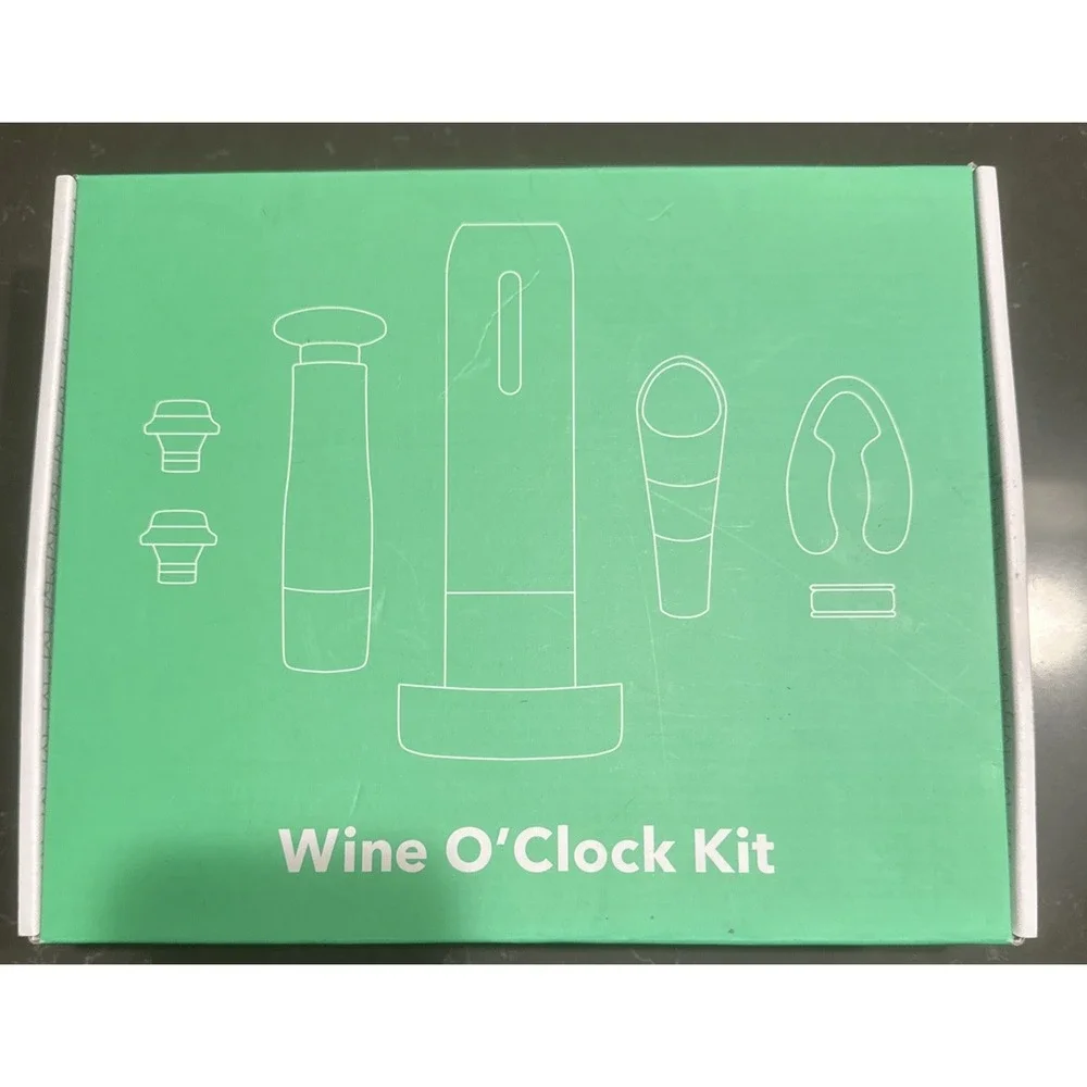 Vremi 9 pieceWine O'clock Kit - Electric Wine Opener & Accessories Kit - NEW BOX